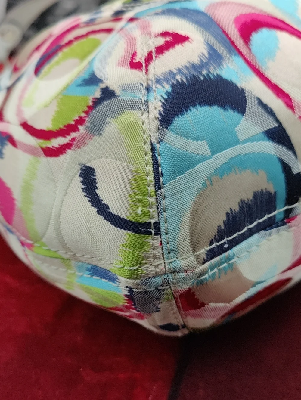 Coach Poppy Ikat Signature C Tote